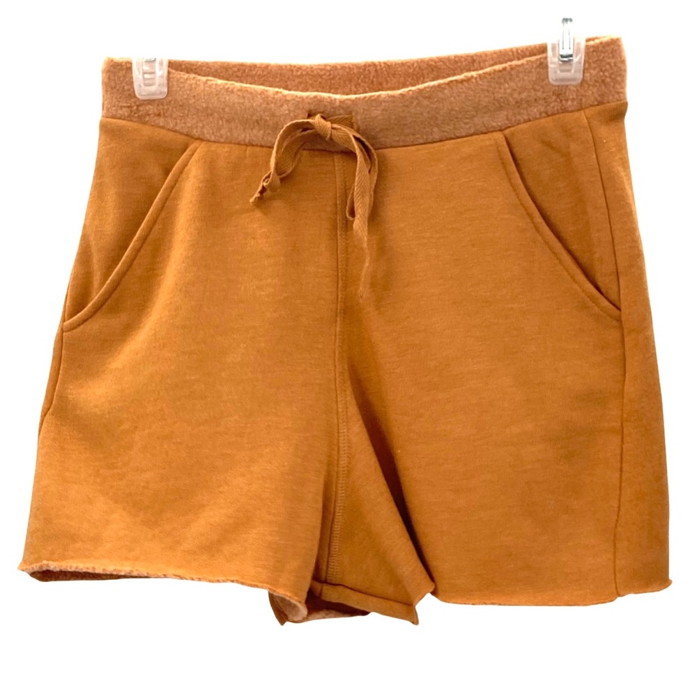 Intimately Free People Kelly Short Gold Yellow Drawstring Terry SZ XS TP